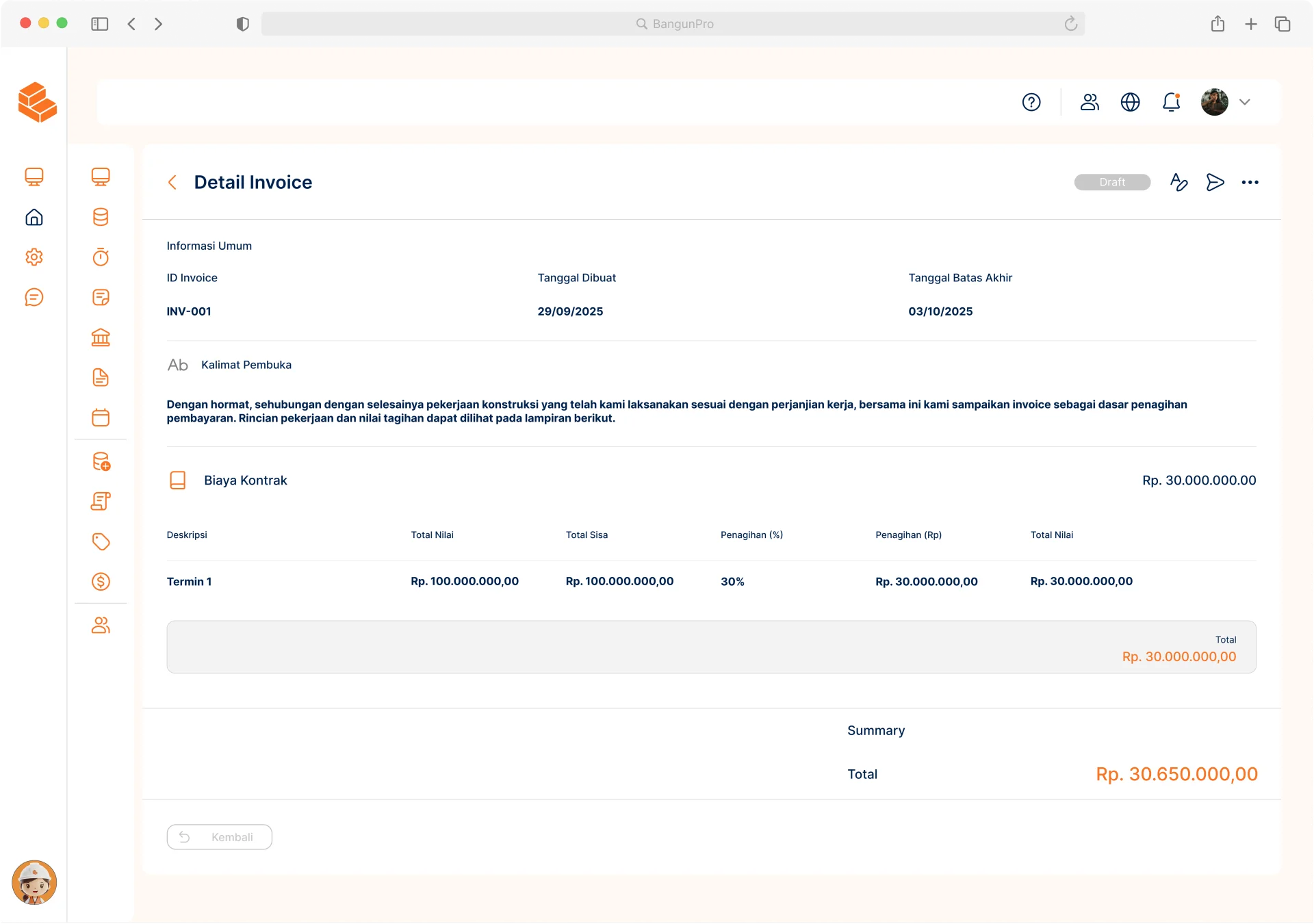Invoice & Pembayaran