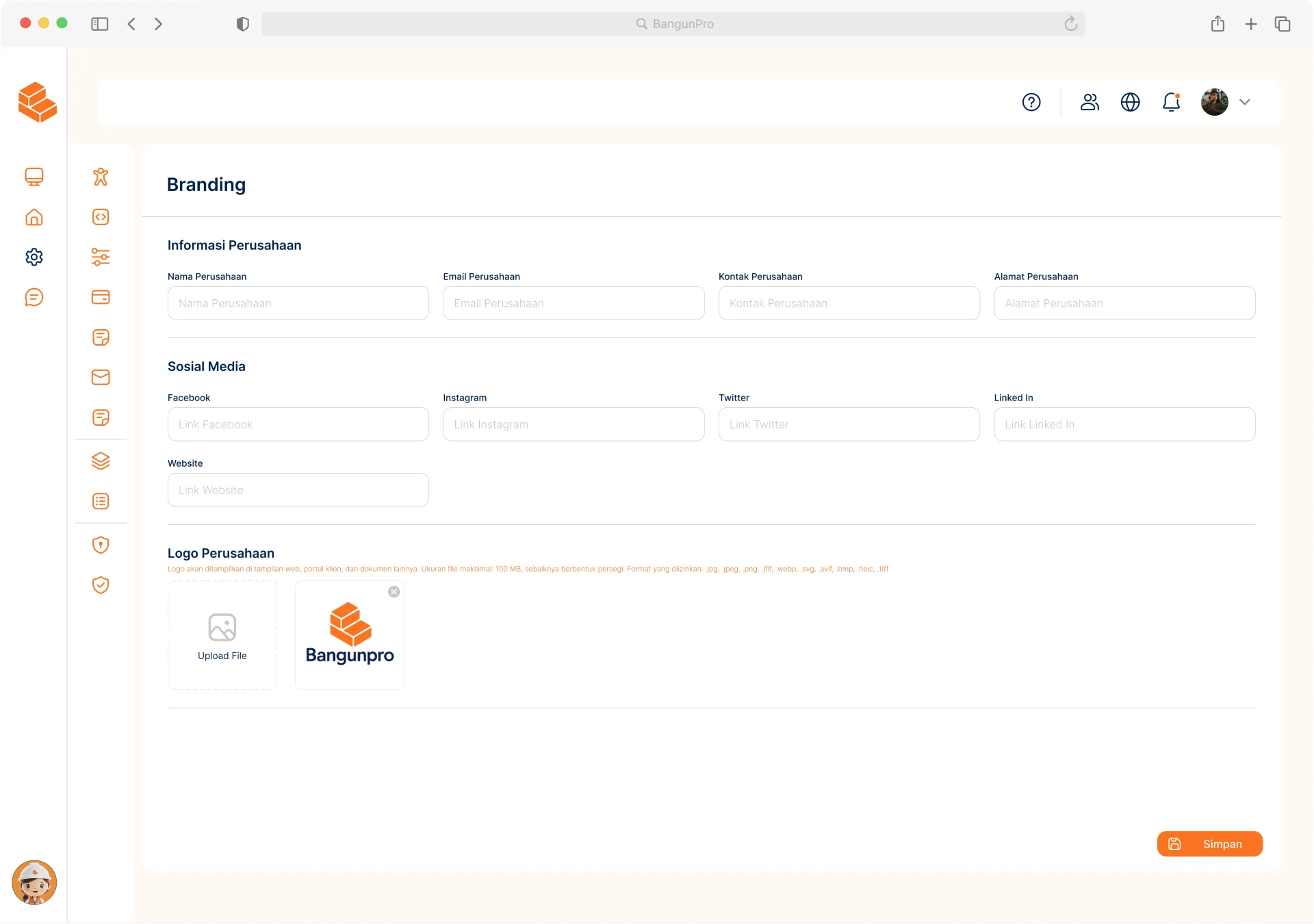 Kostumisasi Pengaturan
